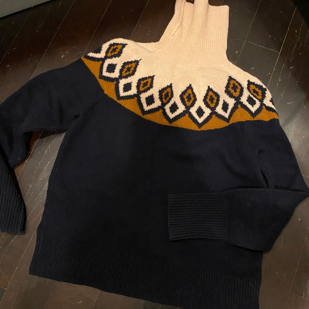 Jcrew fair isle wool sweater